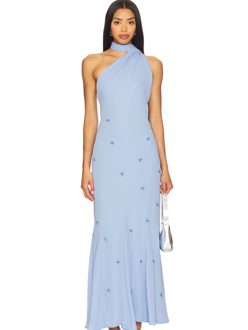 Baobab ARI MAXI DRESS IN MISTY BLUE